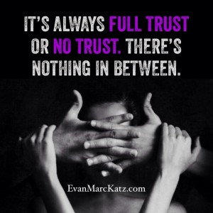 It is always full trust or no trust
