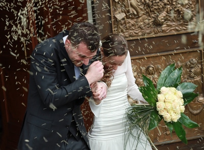 Bride and groom