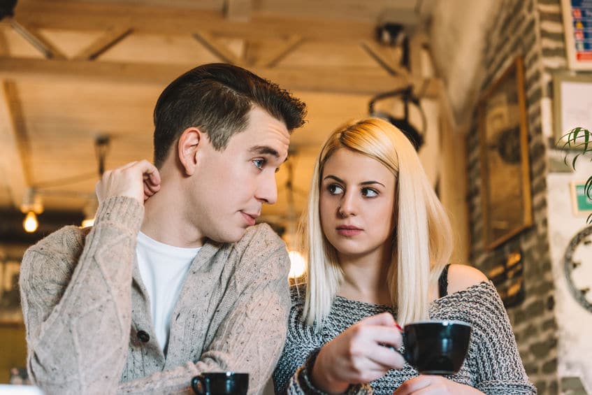 couple discussing serious aspects of their relationship