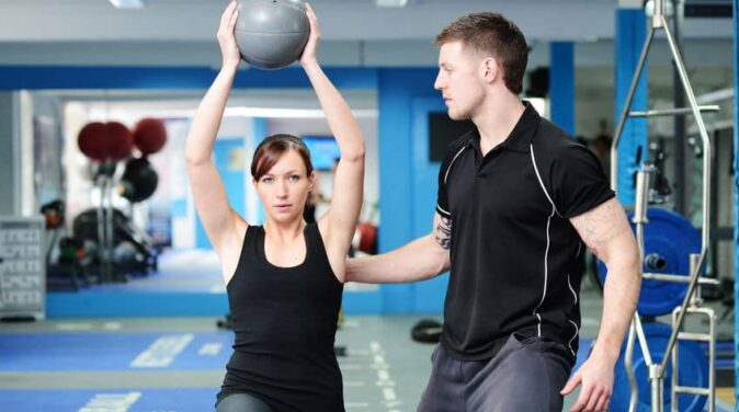 woman improving herself on doing some exercise to make her boyfriend get more attracted to her