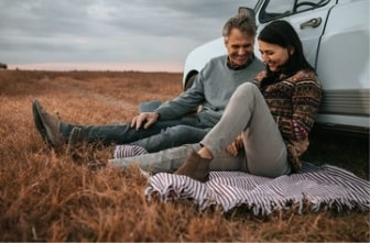 couple sitting together